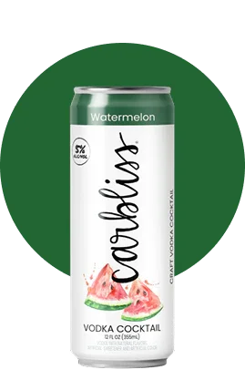 (24pk cans) Carbliss Watermelon Vodka Cocktails, USA (12oz)