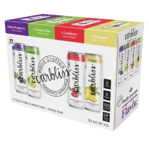 (24pk cans) Carbliss Vodka Cocktail Variety Pack, USA (12oz)